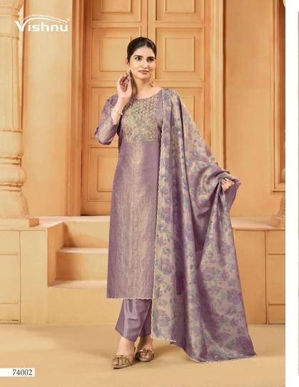 Vishnu tarana Unstitched dress material wholesalers